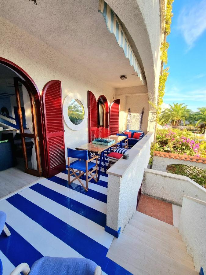 Вилла Vista Mare Su Tre Piani Con Giardino Фалерна Экстерьер фото
